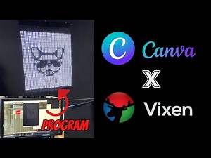 LED Flag Program Step by Step Tutorial (Free) | Using Canva & Vixen to create animated light effect