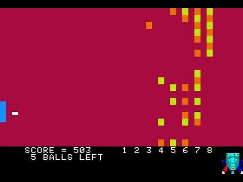 Apple II Game: Breakout (1977 Apple)