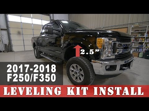 2017-2019 F250 Superduty Leveling Kit Install - Project Leveled on 37's