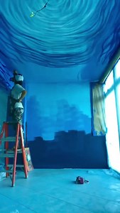 562K views · 23K reactions | It's worth watching! Ocean ceiling mural timelapse by Ania Amador Art from start to finish. Music by Tom Chant. _______________ No ©Copyright infringement intended. Any issues? Contact us to fix it. | Drawing the Soul | Facebook