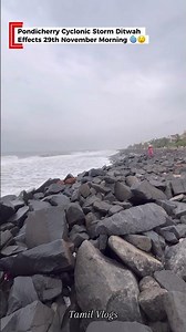 Cyclonic storm Ditwah Effects of Pondicherry 29th Nov #pondicherry #storm #ditwah #tvkshorts