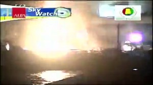 Barge Explosion Caught on Camera