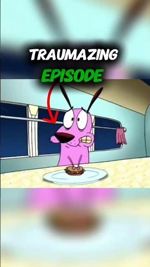 The Most Disturbing Courage the Cowardly Dog Episode Ever #shorts