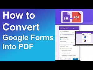 How to convert Google Forms into PDF
