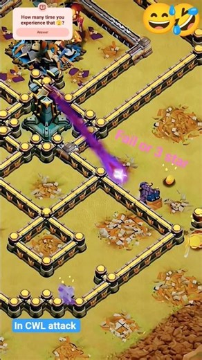 The Monolith really said "Not today." 💀🦾 #clashofclans #fail #coc #cocshorts #shorts