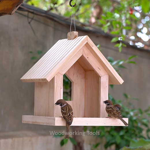 Creative DIY Bird Feeder You Must Try! | Woodworking Tools