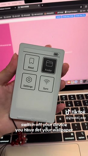 Set a Custom Wallpaper on Xteink X4 Device