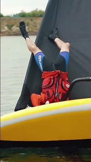 ⛵ Tiwal sailboats: crash test! #Tiwal #shorts #sailing