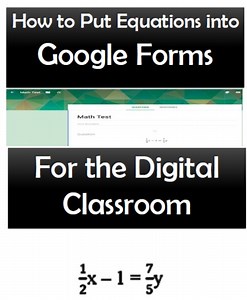 Equation Editor for Google Form