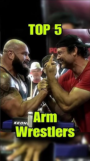 Top 5 Arm Wrestlers 2025 - Who are the current best arm Wrestlers in the world? #armwrestling