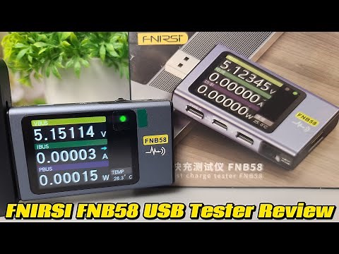 FNIRSI FNB58 USB Tester Unboxing & Review – Features, Accuracy & Performance