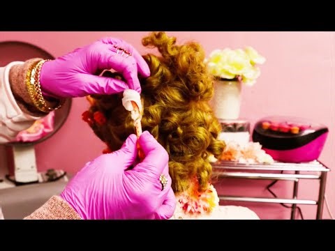 No Talking Perm Rod Take Out Compilation, Hairstyling, Crinkles, & Combing