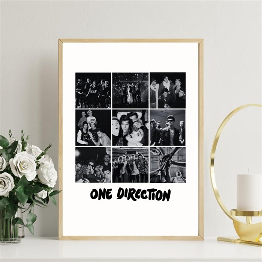 One Direction Collage Poster (digital Download) - Etsy