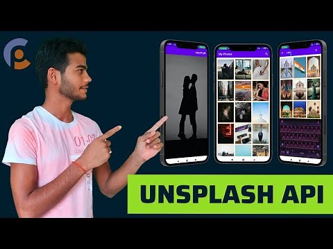 unsplash api in android using retrofit with pagination in recyclerview - rest api in android