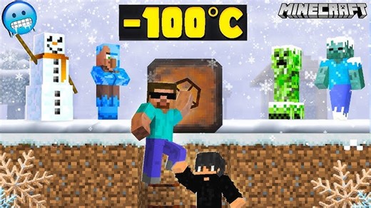 52K views · 1.8K reactions | We Created BUNKER to Survive COLD WEATHER in Minecraft @ProBoiz95 #virals #created #bunker #survive #weather #minecraft #indian | ProBoiz 95 | Facebook