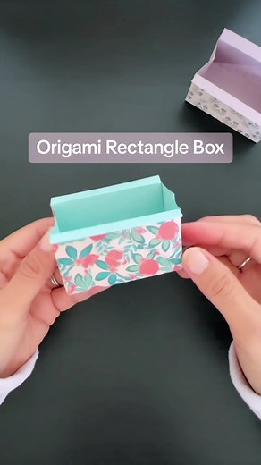 Easy Origami Rectangle Box Tutorial