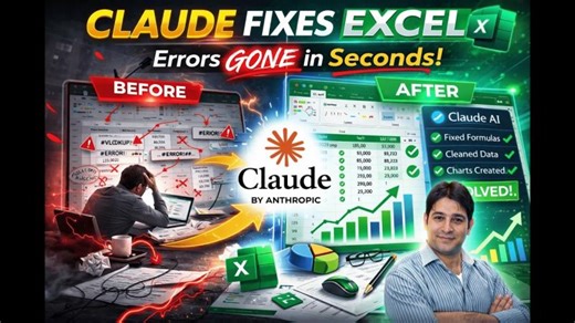 CLAUDE in EXCEL (SAVE HOURS WORK) | Syed Aamir Adnan