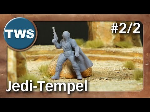 Tutorial: Jedi-Tempel aus The Mandalorian #2/2 / temple (Tabletop-Gelände, Star Wars Legion, TWS)
