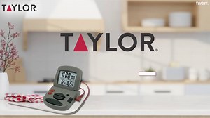 Taylor 1470N Digital Programmable Thermometer with Wired Probe for Cooking