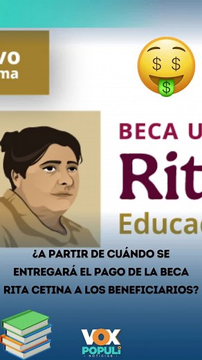 📅🤩¿A partir de cuándo se entregará el pago a los beneficiarios de la Beca Rita Cetina? #JulioLeón #BecaRitaCetina #Estudiantes #México #ProgramasDelBienestar