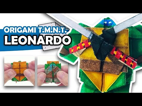 LEONARDO (T.M.N.T.) | Ninja Turtle, but with paper