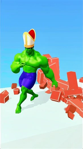 Muscle Rush Hard Hulk Level 63 Complete 💪 | Muscle Rush Gameplay #shorts #games#hulkgame #hulk