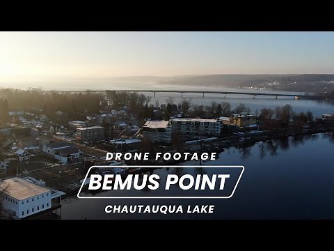 Bemus Point - Chautauqua Lake - 4K Drone Footage