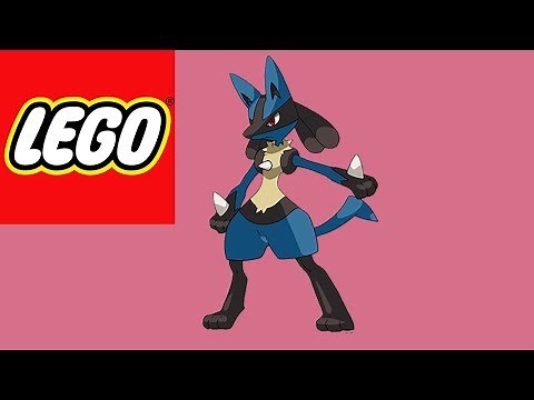 Let’s Build LEGO Pókemon Lucario! Easy and Simple! | Bricks and Clay Play