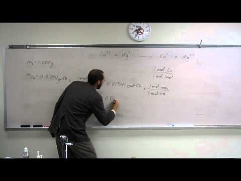 Gravimetric Analysis - Find the Formula Weight 001