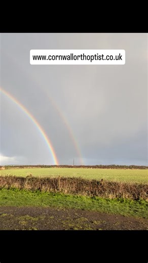 Katy Wall on Instagram: "Double vision or a double rainbow 🌈 This is a beautiful double rainbow but it's a great example of how double vision (diplopia) can look to sufferers. If you have double vision, you see two of something when there is only one. It can be constant or come and go but always needs an assessment to get to the cause. The second image can look the same as the original but some people notice it looks fainter than the original or more like a 'shadow' than a complete second image