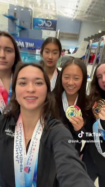 National Champions in Synchronized Swimming