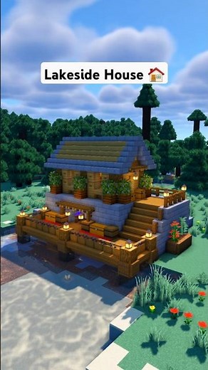 Minecraft LAKESIDE House 🏠 #minecraft