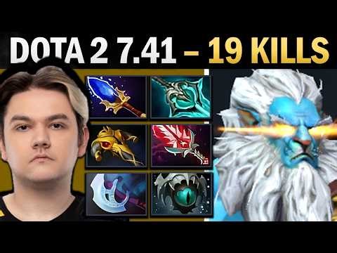 Phantom Lancer Dota 2 7.41 with 19 Kills and Skadi - Dota Gameplay
