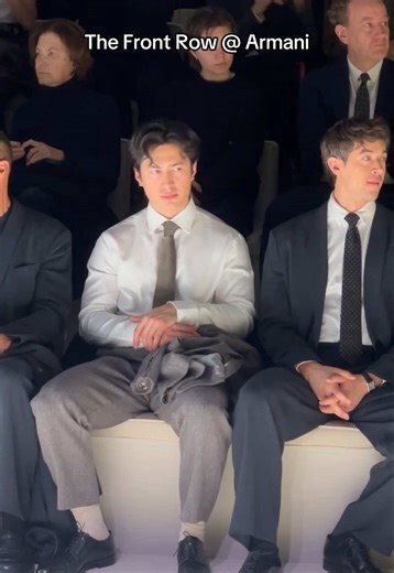 Front Row Highlights from Armani Show in Milan