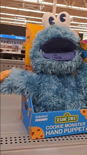 Cookie Monster Sesame Street Hand Puppet Toy at Walmart