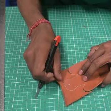 Epic bear card case | 100% Genuine leather pouch #shorts #leatherpouch #cardcase