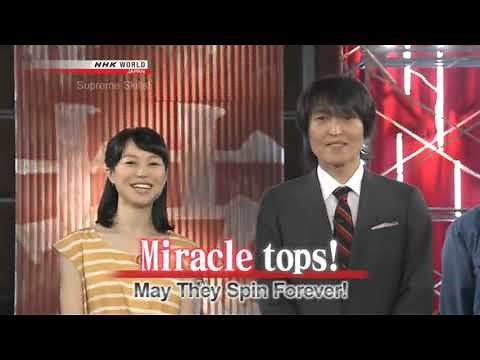 Unbelievable Japanese Spinning Top Competition !