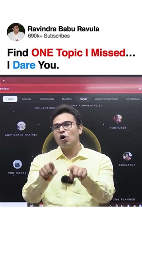 Find ONE Topic I Missed… I Dare You | GATECS | GATEDA | Prof. Ravindrababu Ravula