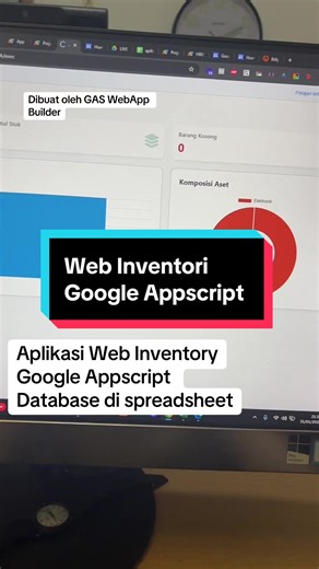 Buat web inventori dengan cepat karena dibantu oleh AI Asisten GAS WebApp Builder