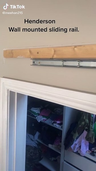 Budget Sliding Wall with Henderson Wall-Mounted Slide Rail