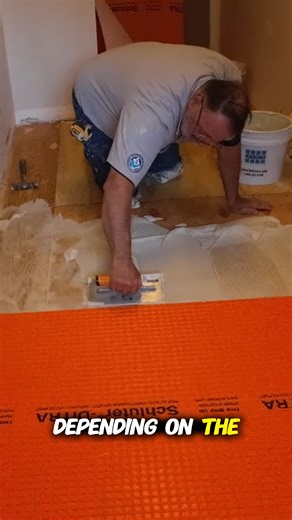 Installing Uncoupling membranes? Here is how. # In this video I explain an uncoupling membrane. A polymer modified thinset is used to install the uncoupling membrane to the plywood, the thinset must meet ANSI A 118.11 standards. In my opinion, an uncoupling membrane is far superior to a cement backer board, which has none of the benefits that membranes provides such as lightweight, waterproofing and vapor pressure-equalizing as well as crack suppression. It can also be installed on Young concret