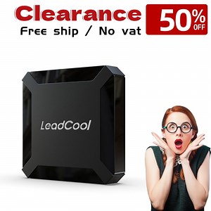 [Hot Item] Great Sales Android 10.0 Leadcool H313 Original Chip 1 8g Set Top Box Free Shipping to France 15euros Include All