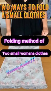 Fold Small Clothes Like a Pro! #FoldingHacks #closetorganization Struggling with small clothes clutter? In this short video, discover a simple and effective folding hack to organize tiny clothes like babywear, kids' outfits, and other small garments. Perfect for small closets and tight spaces! Watch till the end for a quick transformation. Folding made easy — save space, save time! #foldinghacks #closetorganization #smallclothes #shorts #declutter #storagetips #foldlikeapro #minimalistliving #la