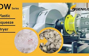 Squeezing Dryer For LDPE/PP Plastic Recycling - （台湾長毅公司塑料脱水挤压机）