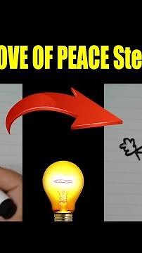 How to Draw a DOVE OF PEACE Step by Step || Draw easily