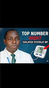 High Top Number, Normal Bottom Number—What's Going On? #bloodpressure #shorts