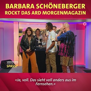322K views · 791 reactions | Barbara Schöneberger rockt das ARD Morgenmagazin – als Lockvogel und vermeintlich neue Sängerin von Culcha Candela! Ob die Moma-Moderatoren Till Nassif und Anna Planken da Spaß verstehen?! ▶️ Verstehen Sie Spaß? in der ARD Mediathek: 1.ard.de/verstehen-sie-spass | ARD Mediathek | Facebook