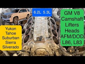 GM V8 Cam lifters head gasket dod delete 6.2L 5.3L L86 L83 Yukon Tahoe Sierra Silverado Suburban