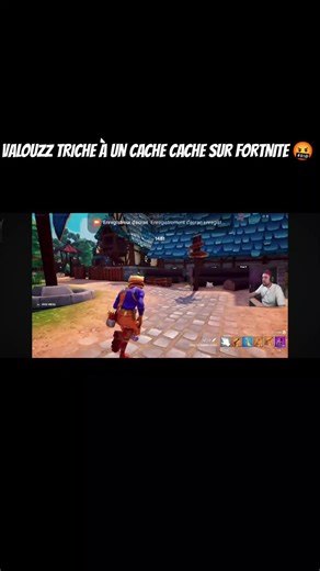 VALOUZZ TRICHE À UN CACHE CACHE SUR FORTNITE 🤬 #VALOUZZ #FORTNITE #TRICHE #ABONNE #cachecache