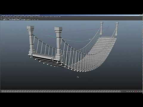Dynamic Rope Bridge - Maya
